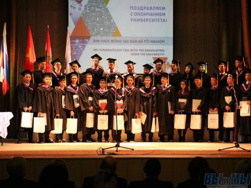 Обнинский ИАТЭ впервые выпустил группу иностранных студентов!