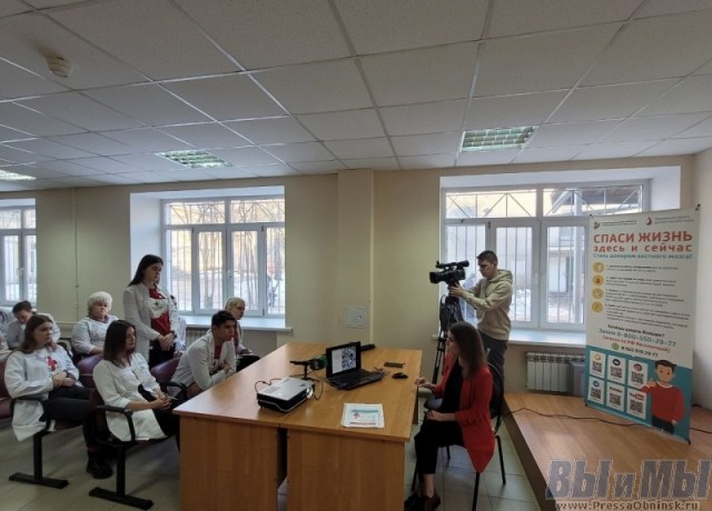 В Обнинск приехала Наталья Малышева и рассказала о донорстве костного мозга